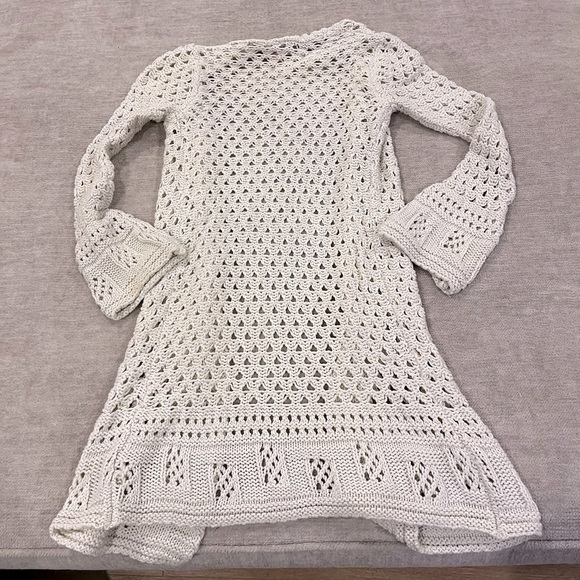 Vintage Y2K Xhilaration Cream Crochet Cardigan - Boho Festival Style  Brand: Xhi - Picture 6 of 6
